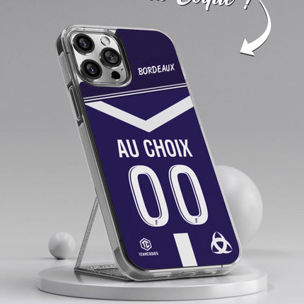 Vidéo Coque foot BORDEAUX GIRONDINS personnalisable - TEAMCOQUES