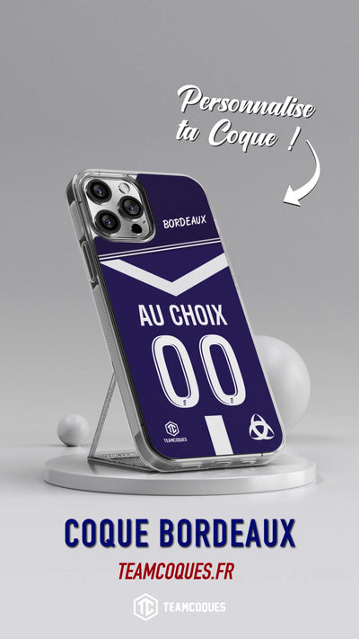 Vidéo Coque foot BORDEAUX GIRONDINS personnalisable - TEAMCOQUES