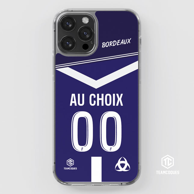 Coque foot BORDEAUX GIRONDINS personnalisable - TEAMCOQUES