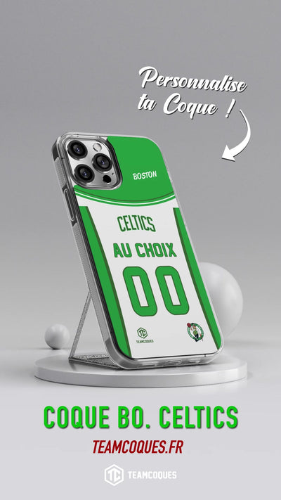 Vidéo Coque basket NBA BOSTON CELTICS personnalisable - TEAMCOQUES