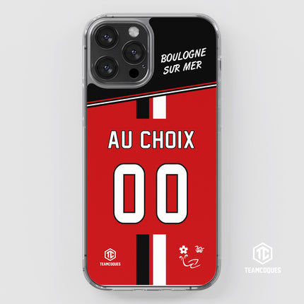 Coque foot BOULOGNE SUR MER personnalisable - TEAMCOQUES