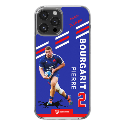 Coque joueur PIERRE BOURGARIT XV FRANCE - TEAMCOQUES
