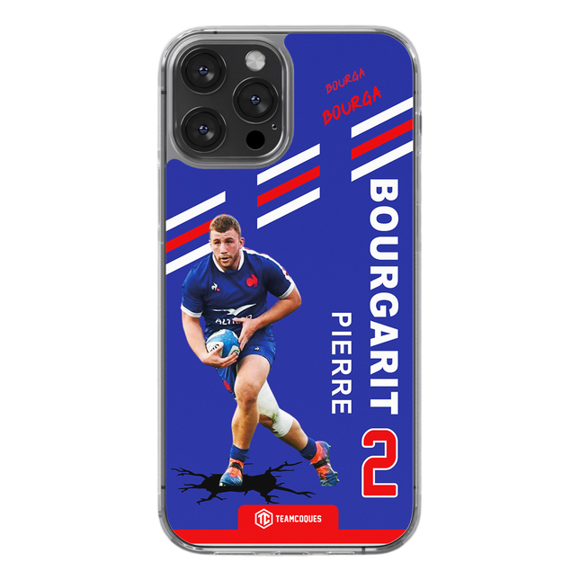 Coque joueur PIERRE BOURGARIT XV FRANCE - TEAMCOQUES