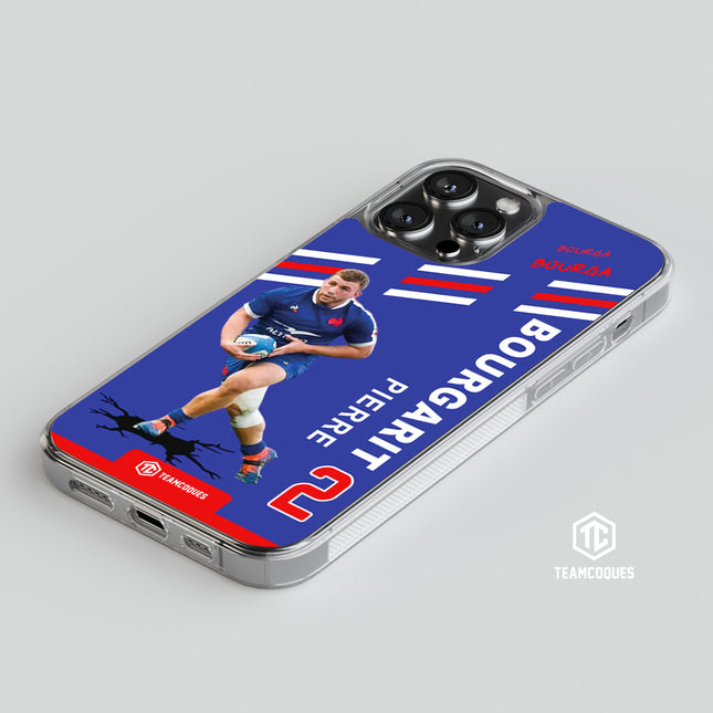 Coque joueur PIERRE BOURGARIT XV FRANCE - TEAMCOQUES