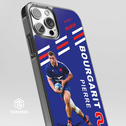 Coque joueur PIERRE BOURGARIT XV FRANCE - TEAMCOQUES