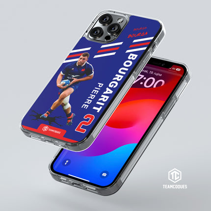Coque joueur PIERRE BOURGARIT XV FRANCE - TEAMCOQUES