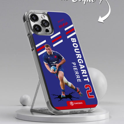 Vidéo Coque joueur PIERRE BOURGARIT XV FRANCE - TEAMCOQUES