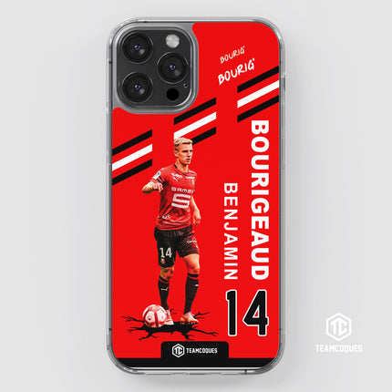 Coque joueur BENJAMIN BOURIGEAUD RENNES - TEAMCOQUES