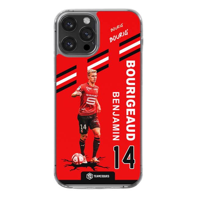 Coque joueur BENJAMIN BOURIGEAUD RENNES - TEAMCOQUES