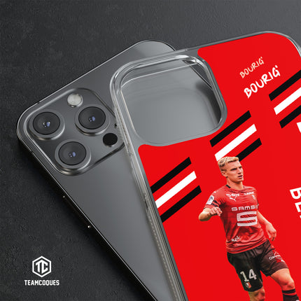 Coque joueur BENJAMIN BOURIGEAUD RENNES - TEAMCOQUES