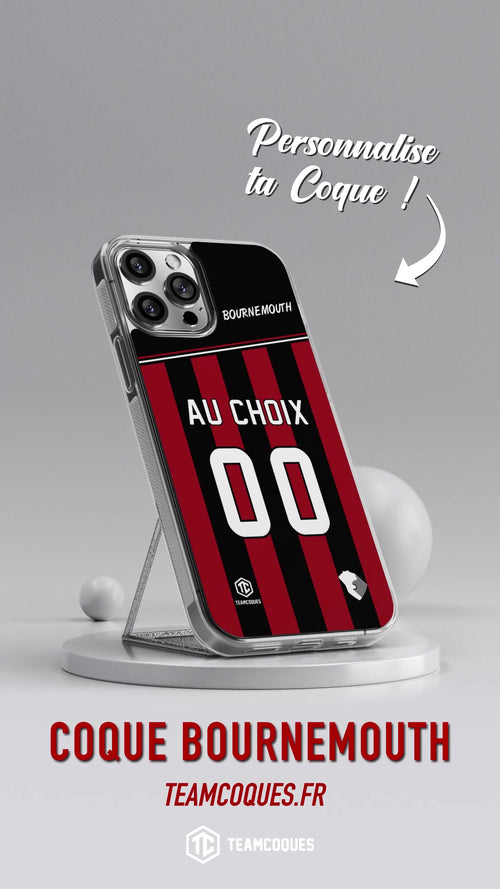 Vidéo Coque foot BOURNEMOUTH personnalisable - TEAMCOQUES