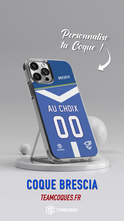 Vidéo Coque foot BRESCIA personnalisable - TEAMCOQUES