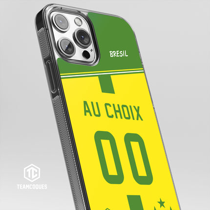 Coque foot BRESIL personnalisable - TEAMCOQUES