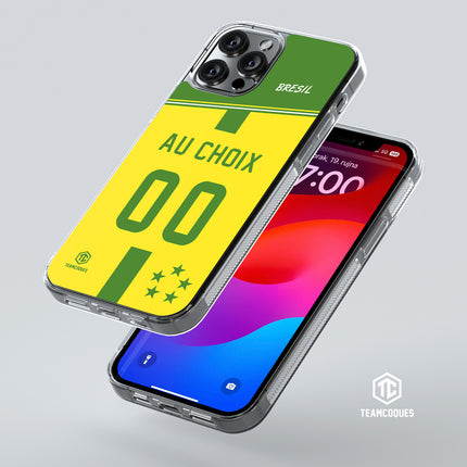 Coque foot BRESIL personnalisable - TEAMCOQUES
