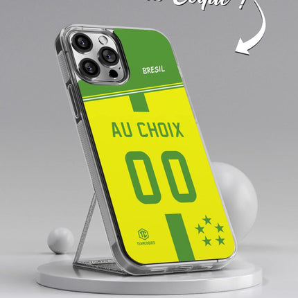 Vidéo Coque foot BRESIL personnalisable - TEAMCOQUES