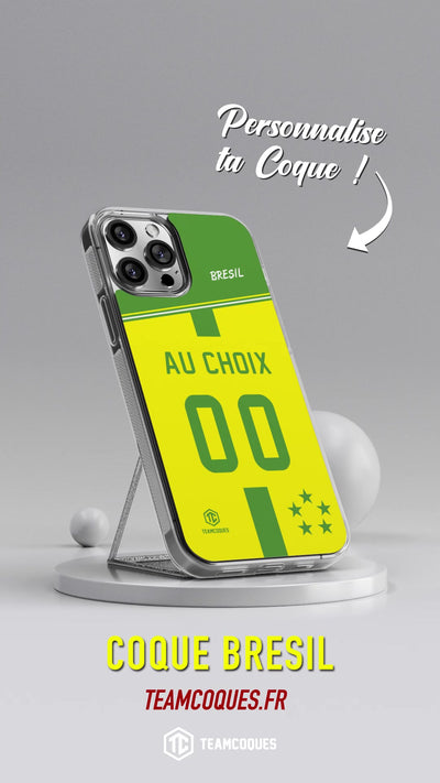 Vidéo Coque foot BRESIL personnalisable - TEAMCOQUES