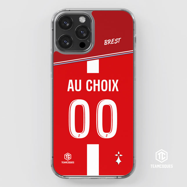Coque foot BREST STADE BRESTOIS personnalisable - TEAMCOQUES