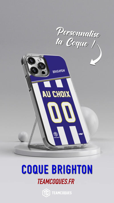 Vidéo Coque foot BRIGHTON personnalisable - TEAMCOQUES