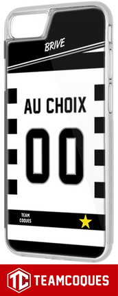 Coque rugby BRIVE - flocage 100% personnalisable - iPhone smartphone - TEAMCOQUES
