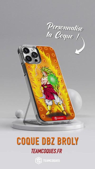 Vidéo Coque design DRAGON BALL - BROLY - TEAMCOQUES