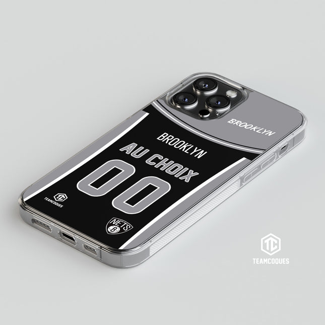 Coque basket NBA BROOKLYN NETS personnalisable - TEAMCOQUES