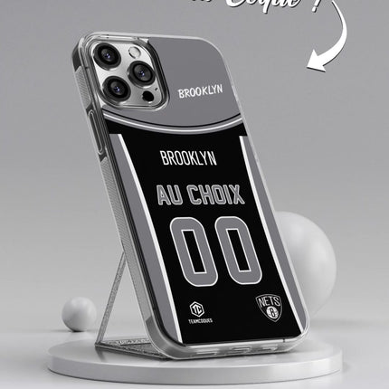 Vidéo Coque basket NBA BROOKLYN NETS personnalisable - TEAMCOQUES