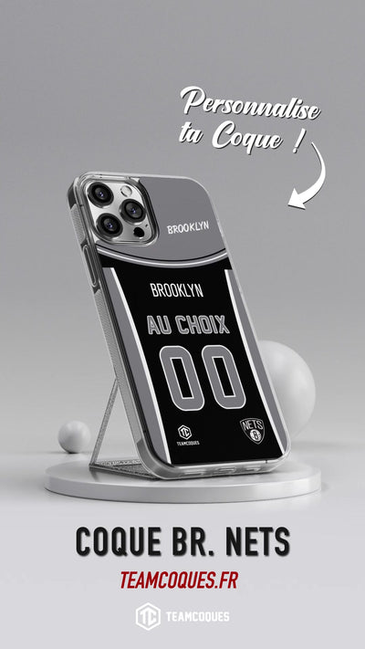 Vidéo Coque basket NBA BROOKLYN NETS personnalisable - TEAMCOQUES