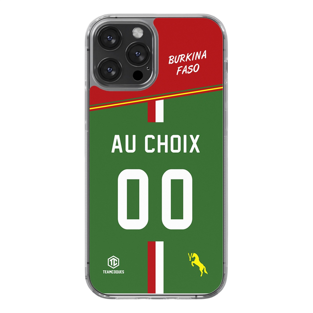 Coque foot BURKINA FASO personnalisable - TEAMCOQUES