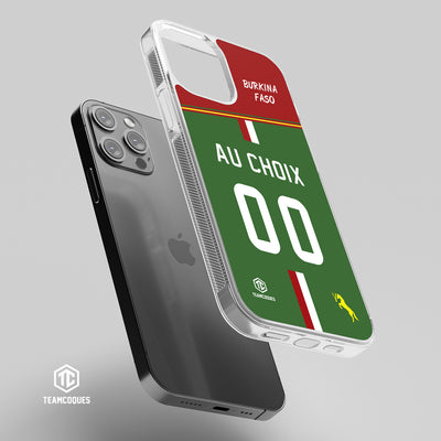 Coque foot BURKINA FASO personnalisable - TEAMCOQUES