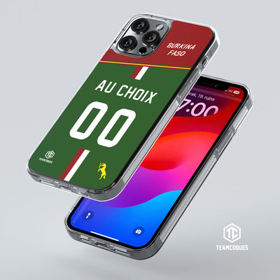 Coque foot BURKINA FASO personnalisable - TEAMCOQUES
