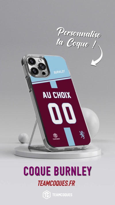 Vidéo Coque foot BURNLEY personnalisable - TEAMCOQUES