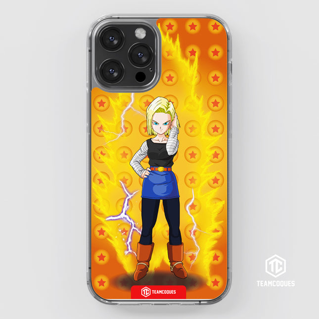 Coque design DRAGON BALL - C18 - TEAMCOQUES