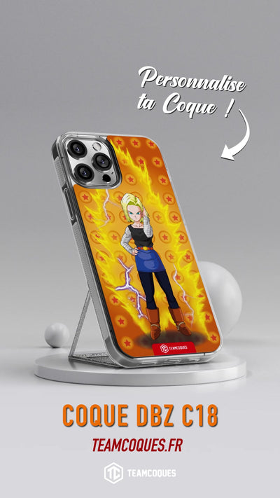 Vidéo Coque design DRAGON BALL - C18 - TEAMCOQUES