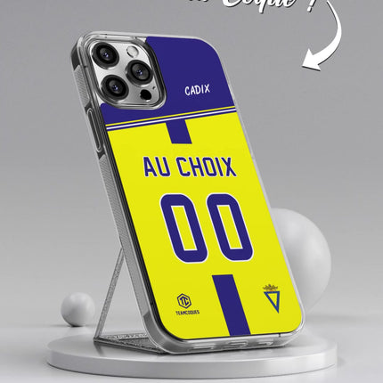 Vidéo Coque foot CADIX personnalisable - TEAMCOQUES