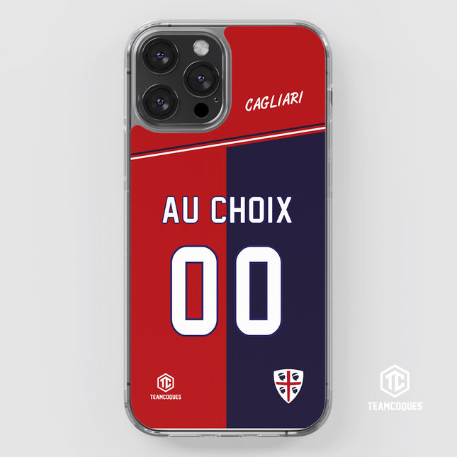 Coque foot CAGLIARI personnalisable - TEAMCOQUES