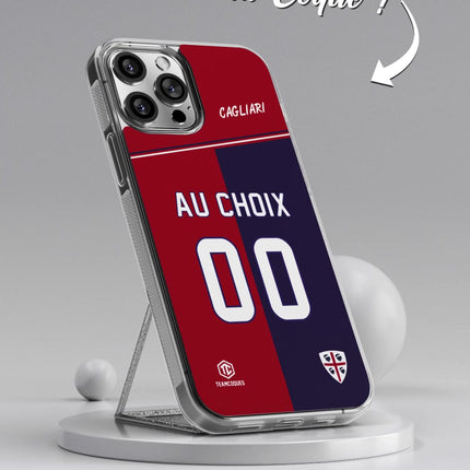 Vidéo Coque foot CAGLIARI personnalisable - TEAMCOQUES