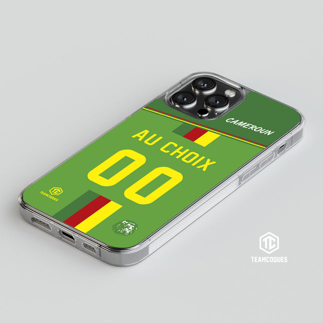 Coque foot CAMEROUN personnalisable - TEAMCOQUES