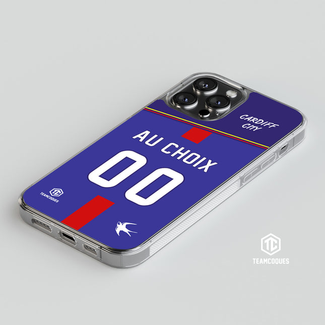 Coque foot CARDIFF CITY personnalisable - TEAMCOQUES