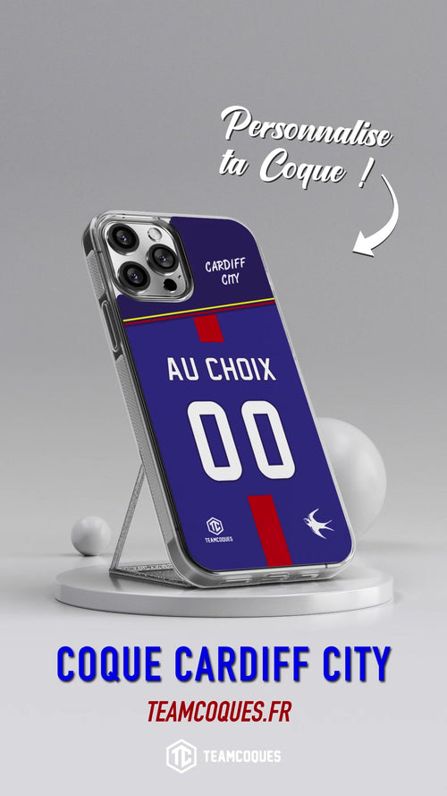 Vidéo Coque foot CARDIFF CITY personnalisable - TEAMCOQUES