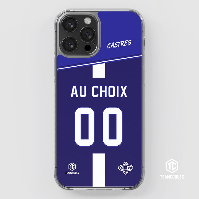 Coque rugby CASTRES personnalisable - TEAMCOQUES
