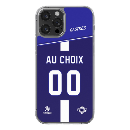 Coque rugby CASTRES personnalisable - TEAMCOQUES