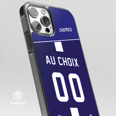 Coque rugby CASTRES personnalisable - TEAMCOQUES