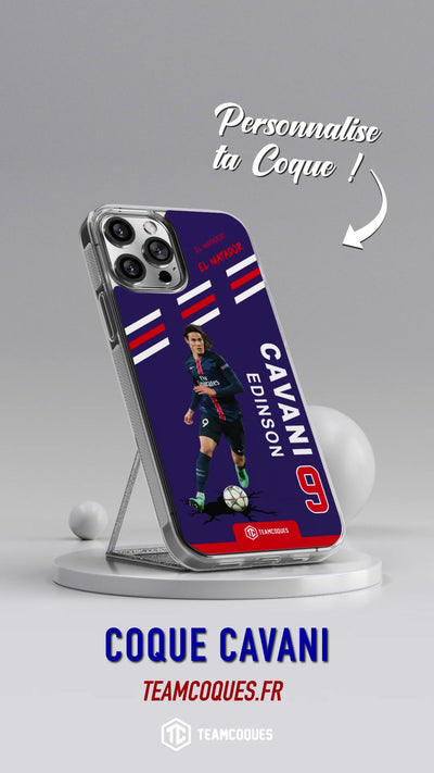 Vidéo Coque joueur EDINSON CAVANI PARIS - TEAMCOQUES