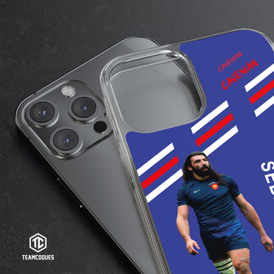 Coque joueur SEBASTIEN CHABAL XV FRANCE - TEAMCOQUES