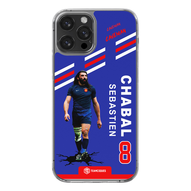 Coque joueur SEBASTIEN CHABAL XV FRANCE - TEAMCOQUES