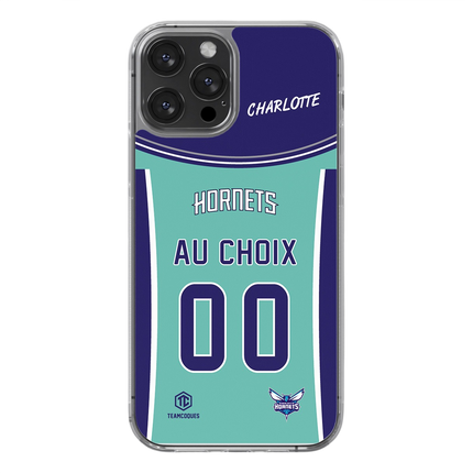 Coque basket NBA CHARLOTTE HORNETS personnalisable - TEAMCOQUES