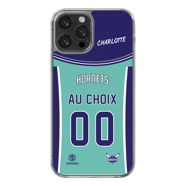Coque basket NBA CHARLOTTE HORNETS personnalisable - TEAMCOQUES