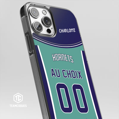 Coque basket NBA CHARLOTTE HORNETS personnalisable - TEAMCOQUES