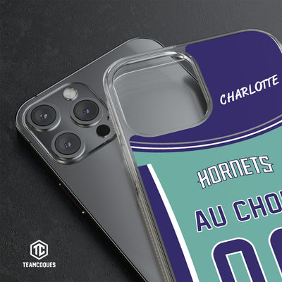 Coque basket NBA CHARLOTTE HORNETS personnalisable - TEAMCOQUES