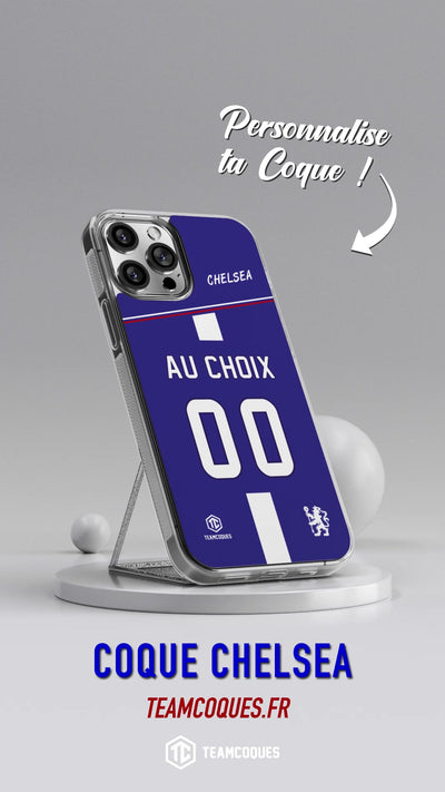 Vidéo Coque foot CHELSEA personnalisable - TEAMCOQUES